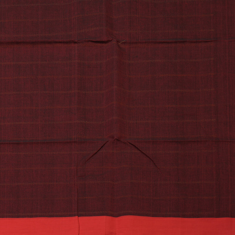 Hayagrivas Maroon Handloom Cotton Saree KBE2145A4-5