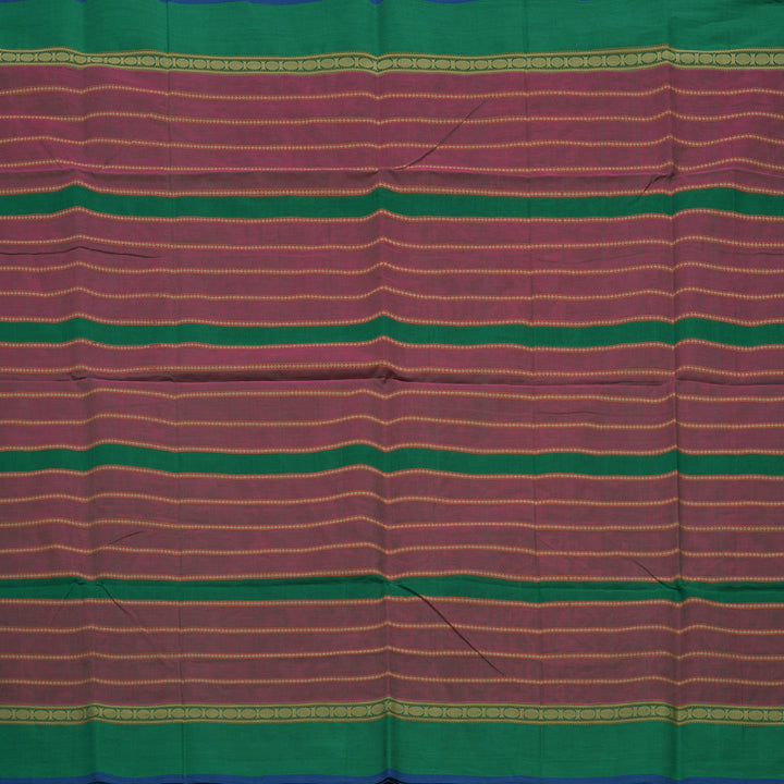 Hayagrivas Magenta Handloom Cotton Saree KBE2145A5-3