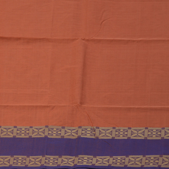Hayagrivas Mild Peach Handloom Cotton Saree KBE2145A6-4