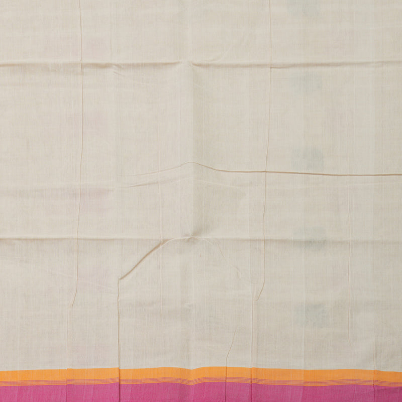 Hayagrivas Beige Handloom Cotton Saree KBE2145A9-4