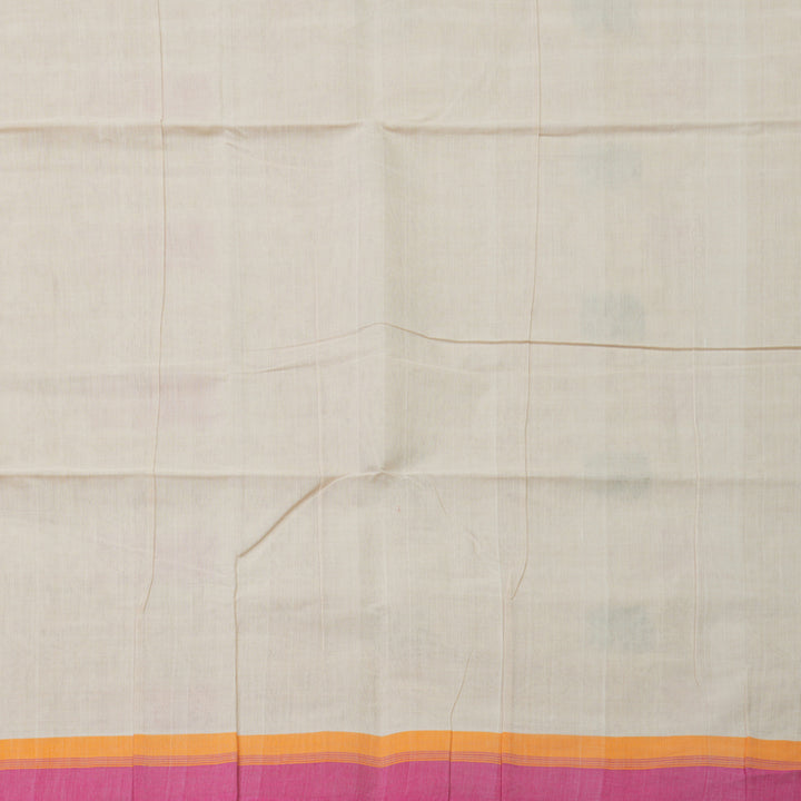 Hayagrivas Beige Handloom Cotton Saree KBE2145A9-4
