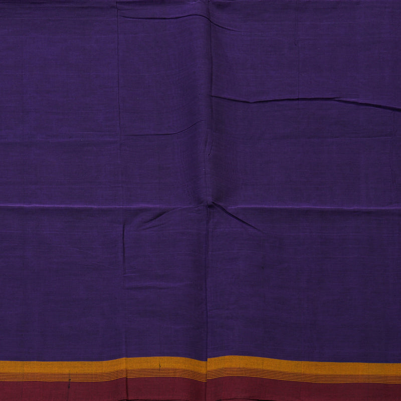 Hayagrivas Purple Handloom Cotton Saree KBE2145A9-6