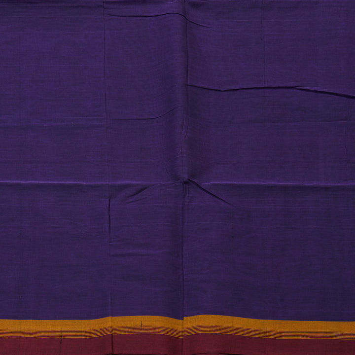 Hayagrivas Purple Handloom Cotton Saree KBE2145A9-6