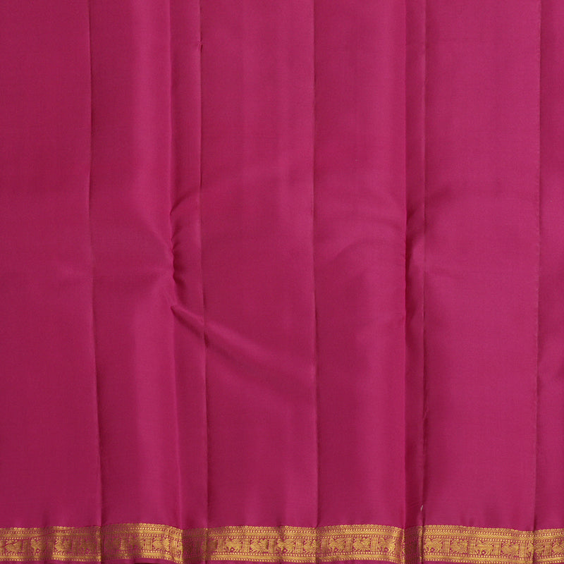 Hayagrivas Handloom Light Elaichi Green Kanjivaram Silk Saree KBE2147A1-2