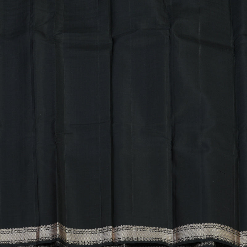 Hayagrivas Handloom Silver Grey Kanjivaram Silk Saree KBE2148A1-1