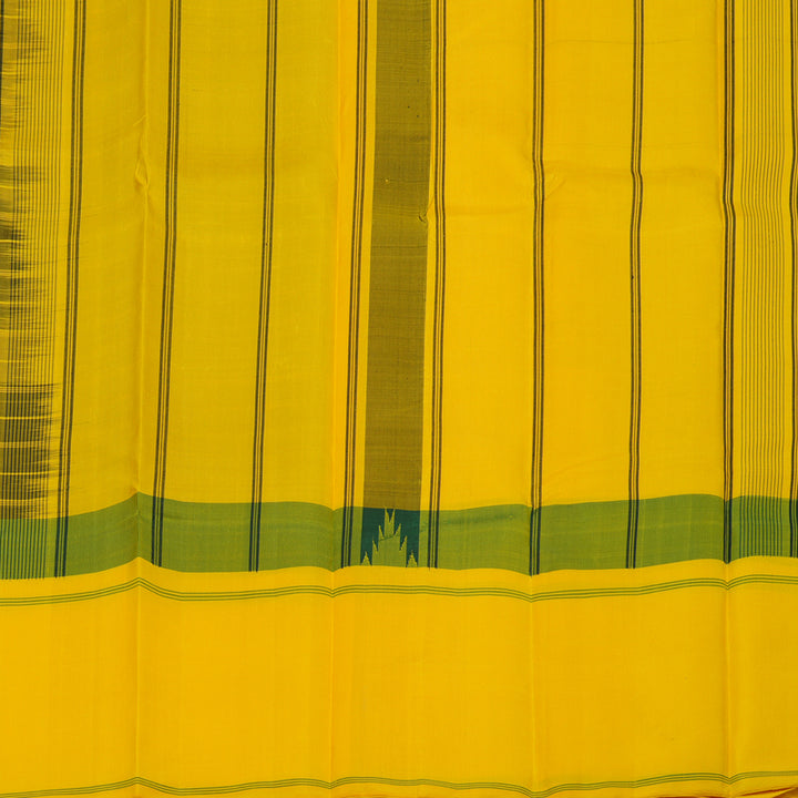 Hayagrivas Handloom Black Kanjivaram Silk Saree KBE2148A3-3