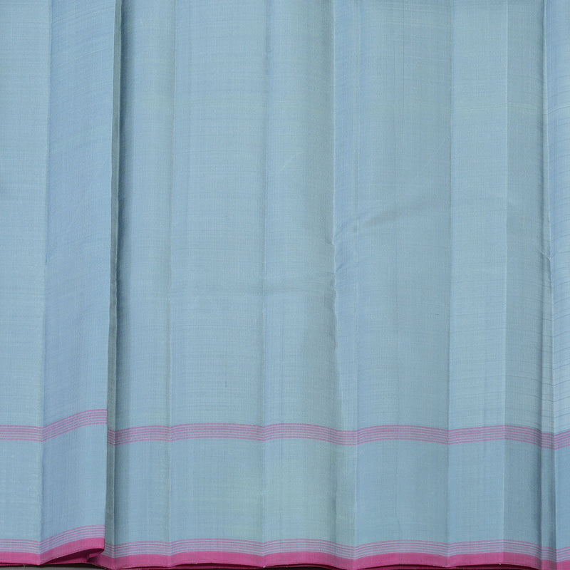 Hayagrivas Handloom Mild White Kanjivaram Silk Saree KBE2148A4-2