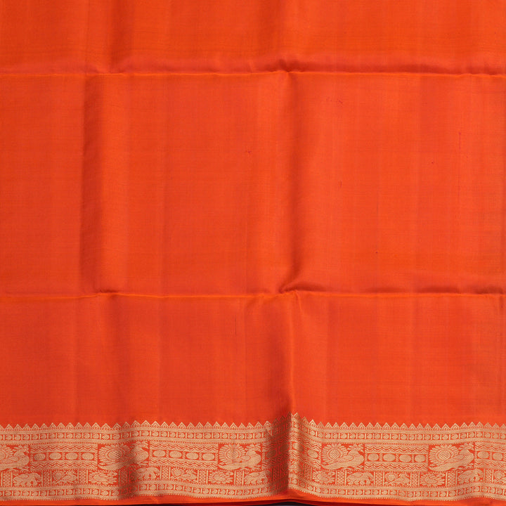Hayagrivas Purplish-Blue Handloom Soft Silk Saree KBE2150A2-13
