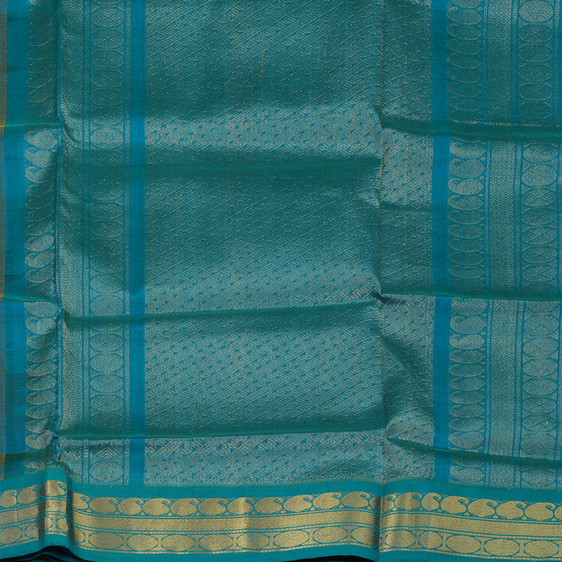 Hayagrivas Yellow Pure Silk Cotton Saree KBE2152A6-4