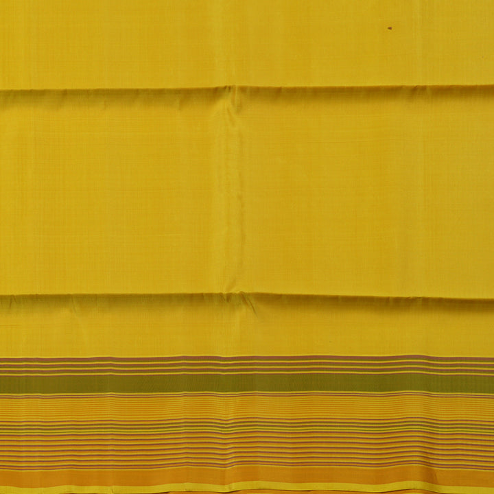 Hayagrivas Yellow Handloom Soft Silk Saree KBE2153A1-14