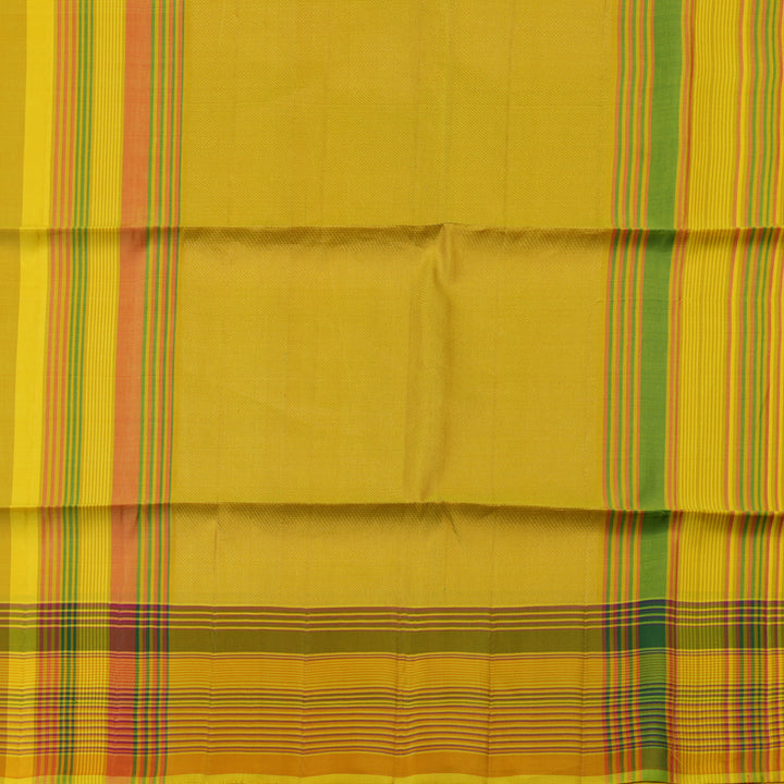 Hayagrivas Yellow Handloom Soft Silk Saree KBE2153A1-14