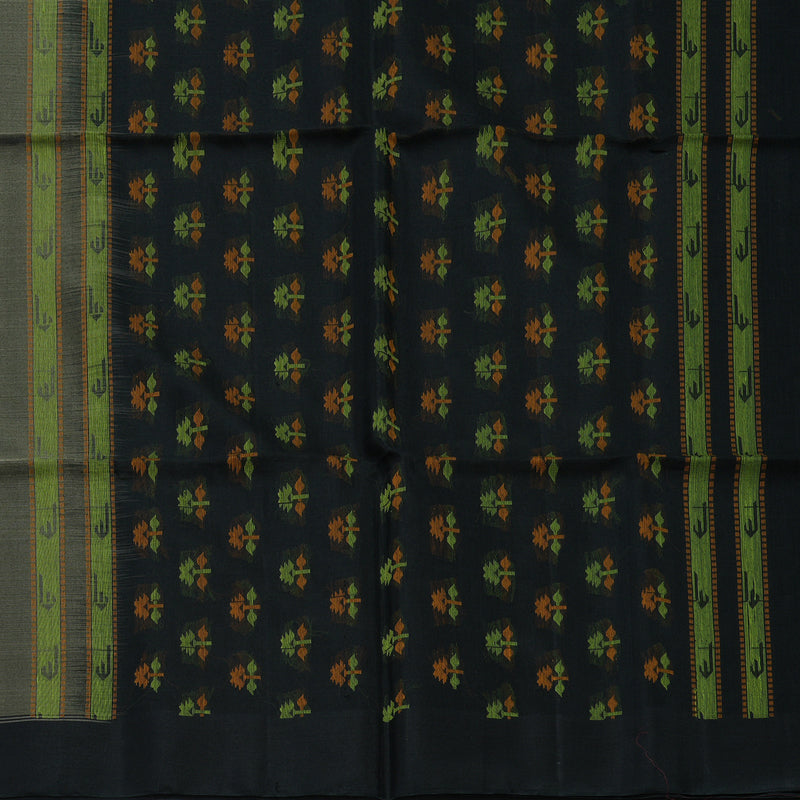 Hayagrivas Elephant Grey Kora Silk Cotton Saree KBE2153A3-33