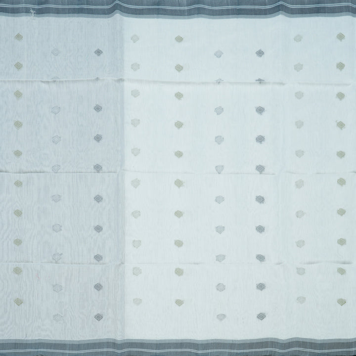 Hayagrivas White Kora Silk Cotton Saree KBE2153A3-35