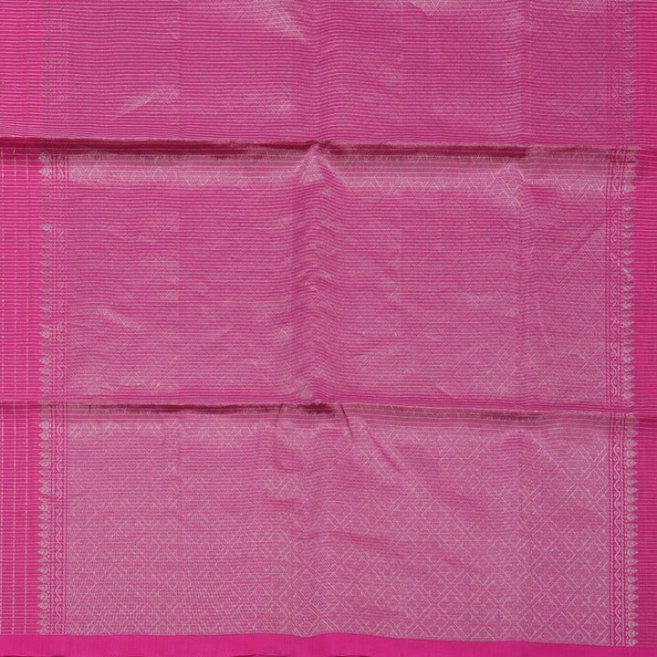 Hayagrivas Rani Pink Kora Silk Cotton Saree KBE2153A6-2