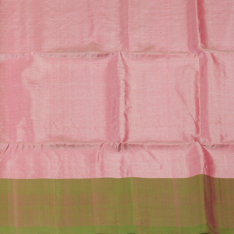 Hayagrivas Rose Pink Handloom Tissue Soft Silk Saree KBE2154A1-2