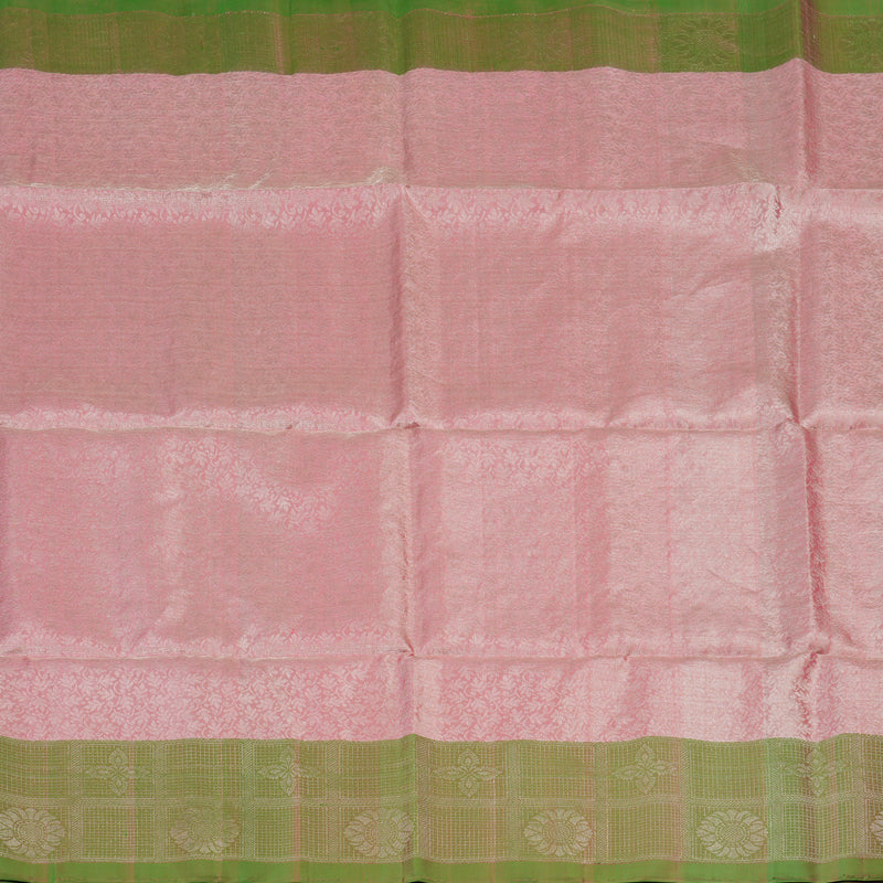 Hayagrivas Rose Pink Handloom Tissue Soft Silk Saree KBE2154A1-2