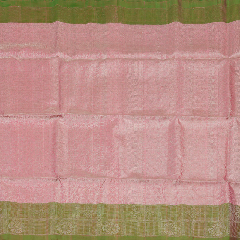 Hayagrivas Rose Pink Handloom Tissue Soft Silk Saree KBE2154A1-2