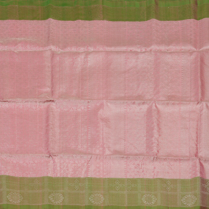 Hayagrivas Rose Pink Handloom Tissue Soft Silk Saree KBE2154A1-2