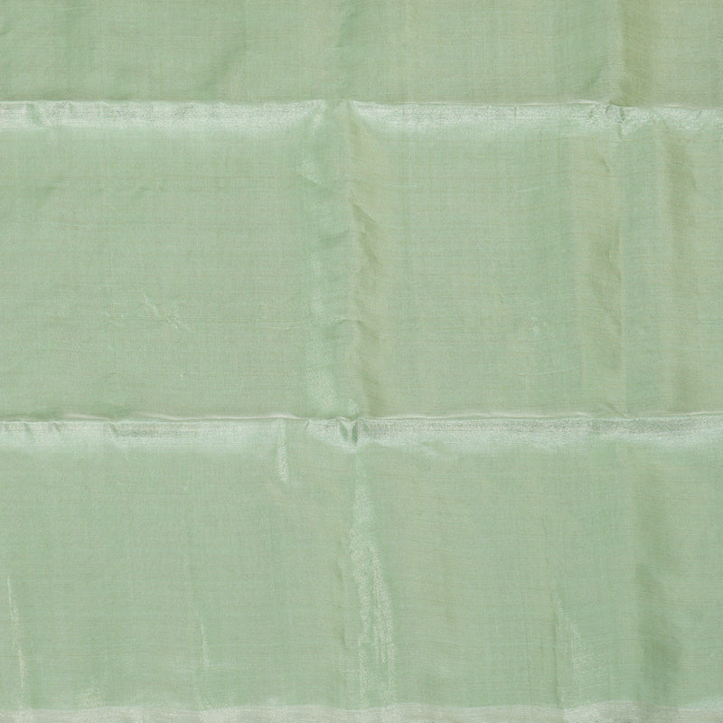 Hayagrivas Pista Green Pure Soft Silk Saree KBE2154A1-3