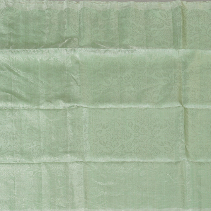 Hayagrivas Pista Green Pure Soft Silk Saree KBE2154A1-3