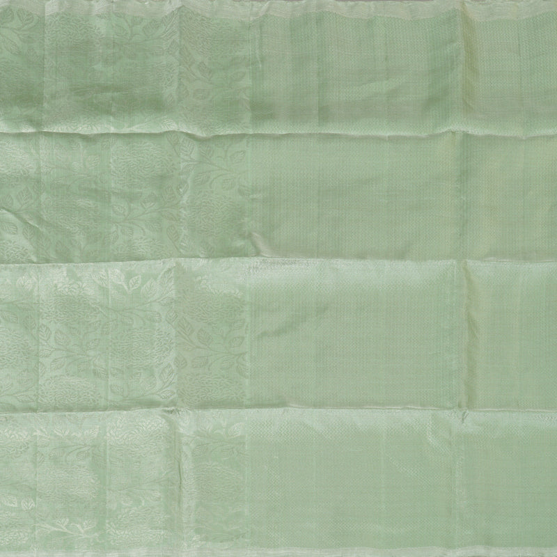 Hayagrivas Pista Green Pure Soft Silk Saree KBE2154A1-3