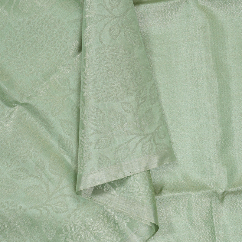 Hayagrivas Pista Green Pure Soft Silk Saree KBE2154A1-3