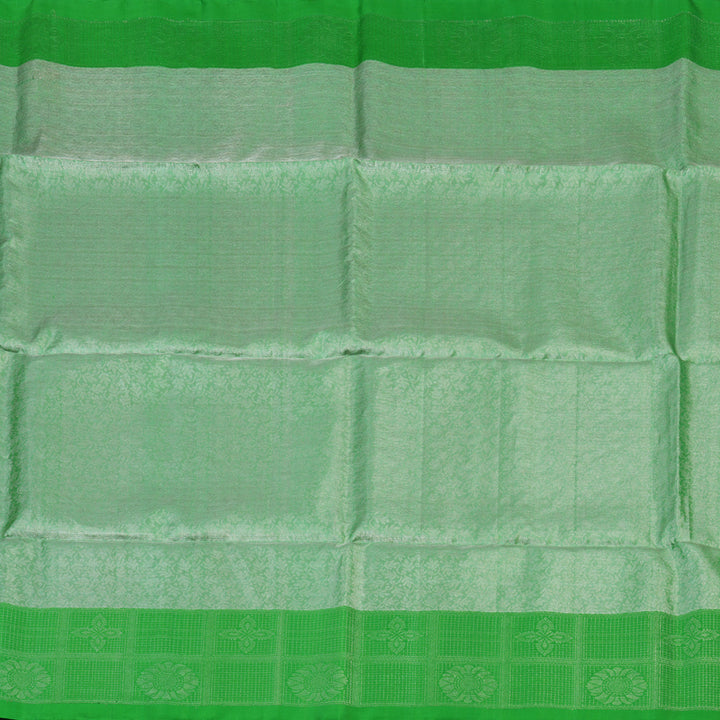Hayagrivas Parrot Green Handloom Tissue Soft Silk Saree KBE2154A1-8