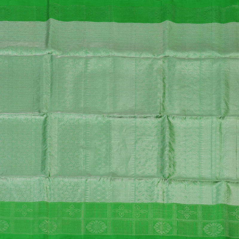Hayagrivas Parrot Green Handloom Tissue Soft Silk Saree KBE2154A1-8