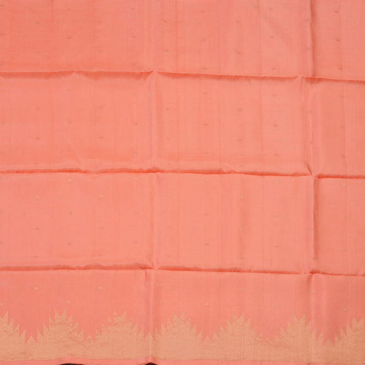 Hayagrivas Peach Handloom Soft Silk Saree KBE2154A2-13