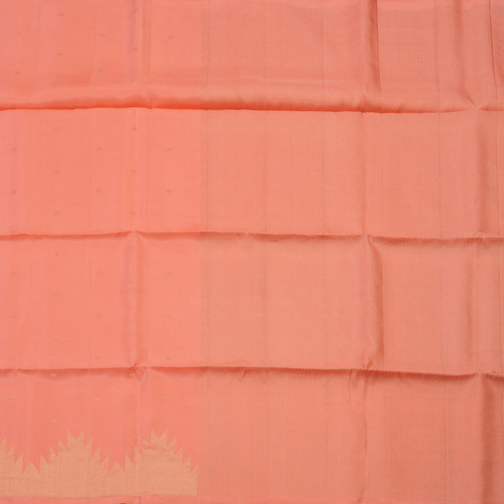 Hayagrivas Peach Handloom Soft Silk Saree KBE2154A2-13