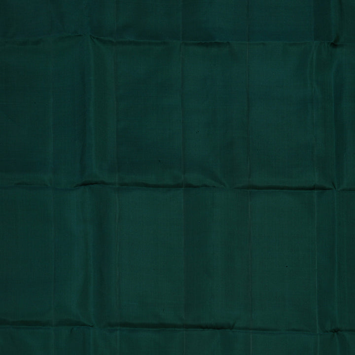 Hayagrivas Dark Green Handloom Soft Silk Saree KBE2154A2-7