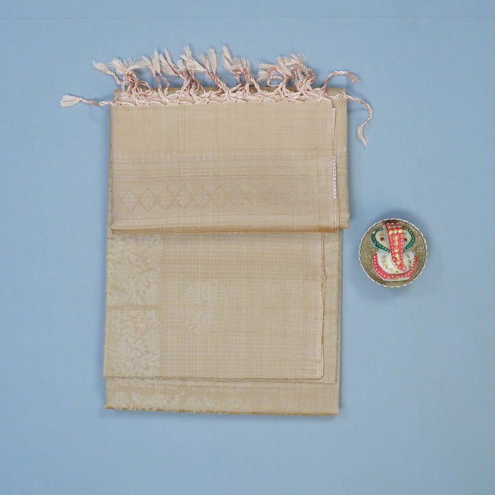 Hayagrivas Beige Handloom Soft Silk Saree KBE2154A3-10