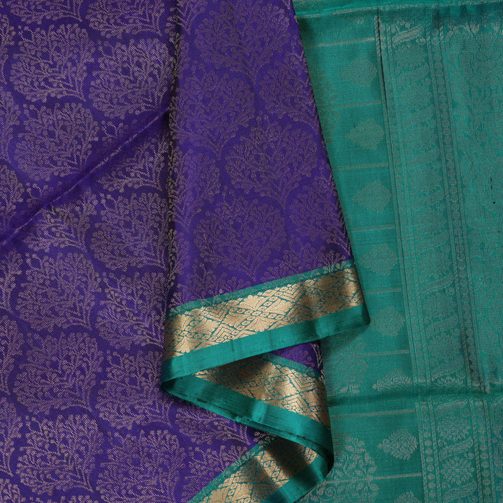 Hayagrivas Purple Handloom Soft Silk Saree KBE2154A3-11