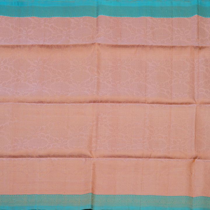 Hayagrivas Mild Peach Pink Handloom Soft Silk Saree KBE2154A3-12