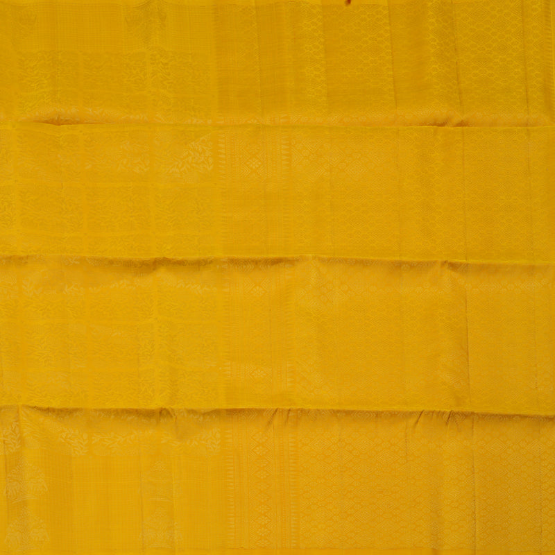 Hayagrivas Yellow Handloom Soft Silk Saree KBE2154A3-18