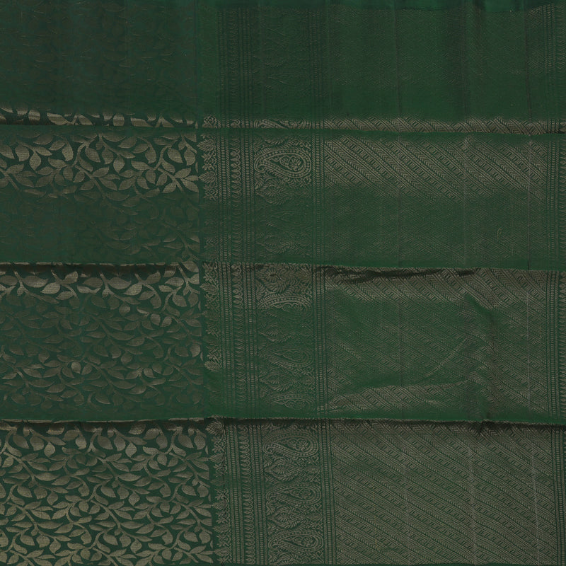 Hayagrivas Bottle Green Handloom Soft Silk Saree KBE2154A3-8