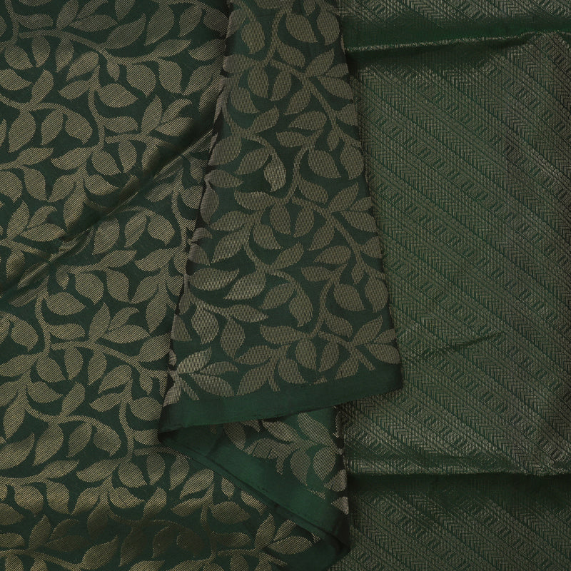 Hayagrivas Bottle Green Handloom Soft Silk Saree KBE2154A3-8