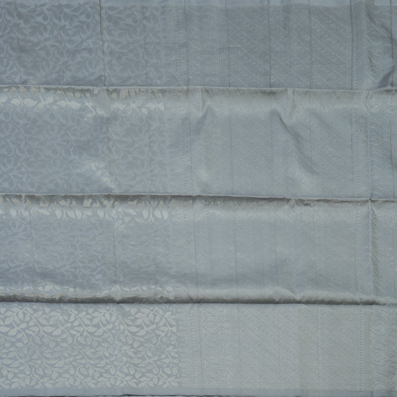Hayagrivas Grey Handloom Soft Silk Saree KBE2154A3-9