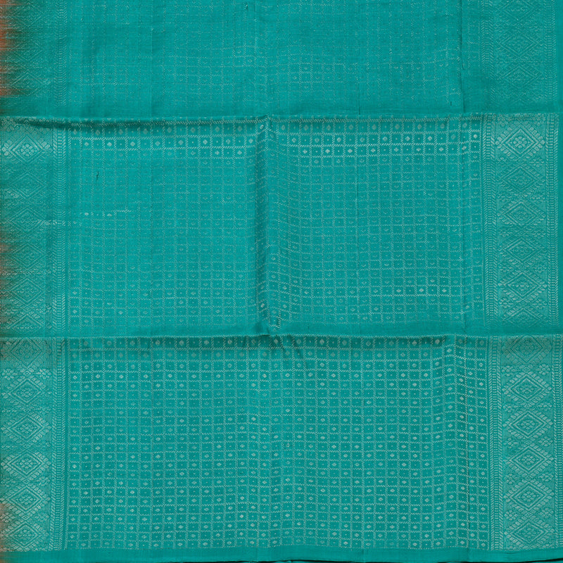 Hayagrivas Rust Brown Handloom Soft Silk Saree KBE2154A7-1