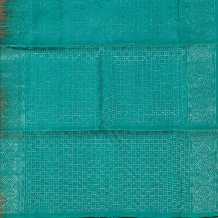 Hayagrivas Rust Brown Handloom Soft Silk Saree KBE2154A7-1