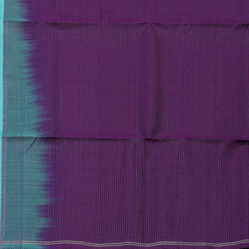 Hayagrivas Sky Blue Handloom Soft Silk Saree KBE2154A8-2