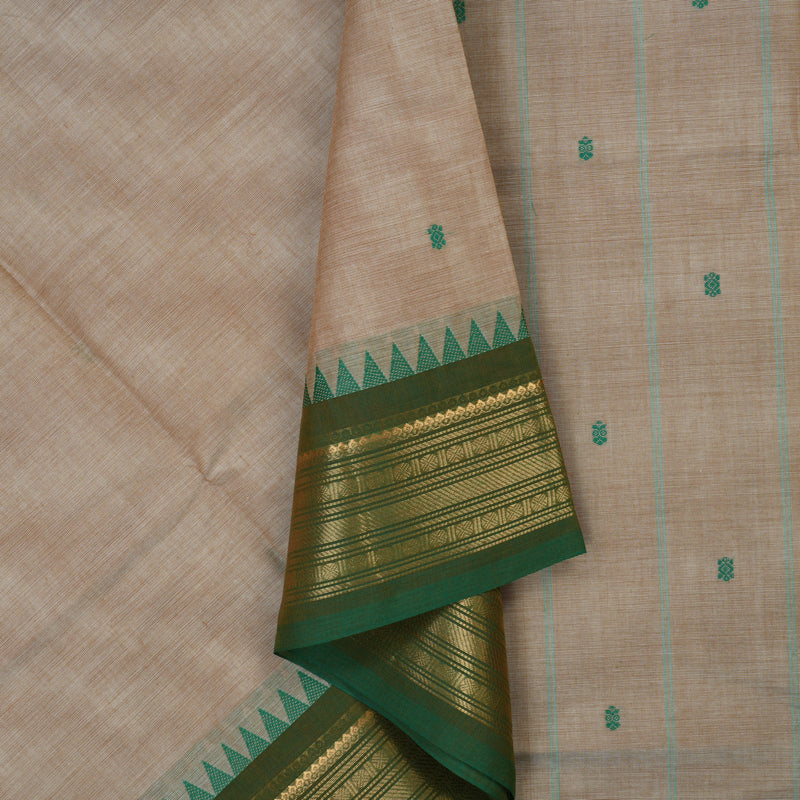 Hayagrivas Cream Handloom Chettinad Cotton Saree KBE2156A3-10