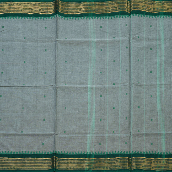 Hayagrivas Grey Handloom Chettinad Cotton Saree KBE2156A3-11