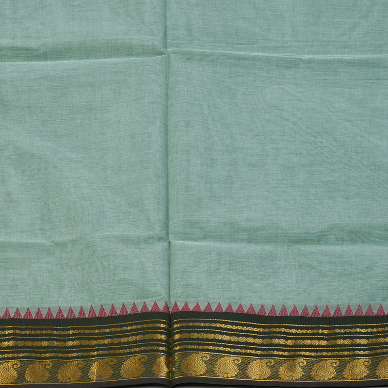 Hayagrivas Mint Green Handloom Chettinad Cotton Saree KBE2156A3-19