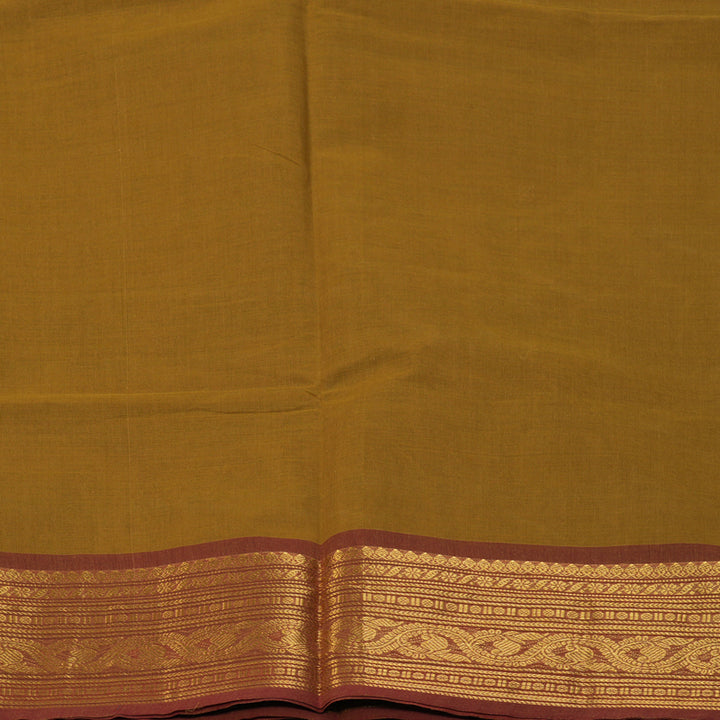 Hayagrivas Honey Mustard Handloom Chettinad Cotton Saree KBE2156A4-15
