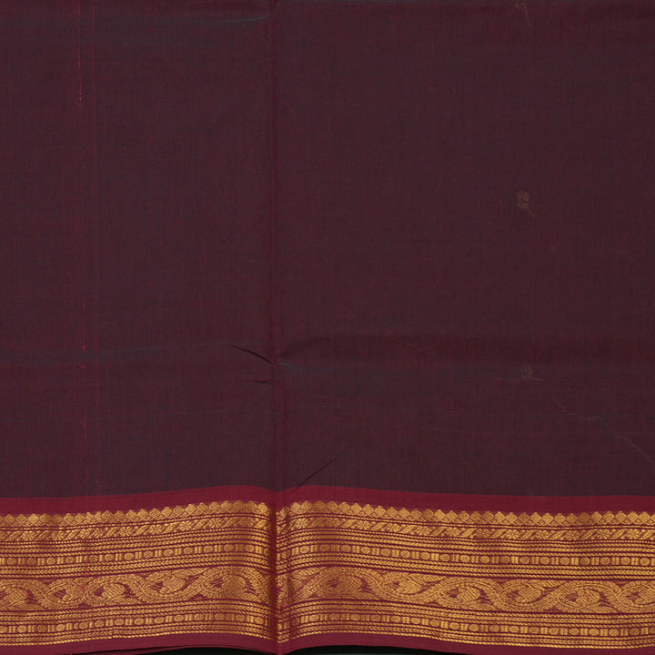Hayagrivas Wine Maroon Handloom Chettinad Cotton Saree KBE2156A4-17