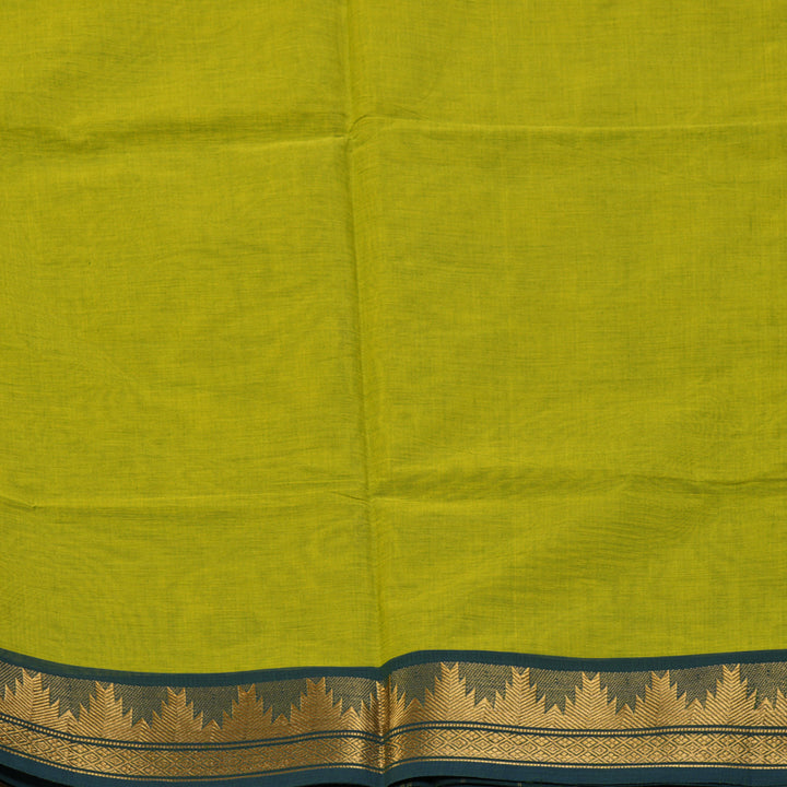 Hayagrivas Parrot Green Handloom Chettinad Cotton Saree KBE2156A4-35