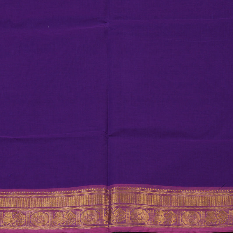 Hayagrivas Purple Handloom Chettinad Cotton Saree KBE2156A5-17