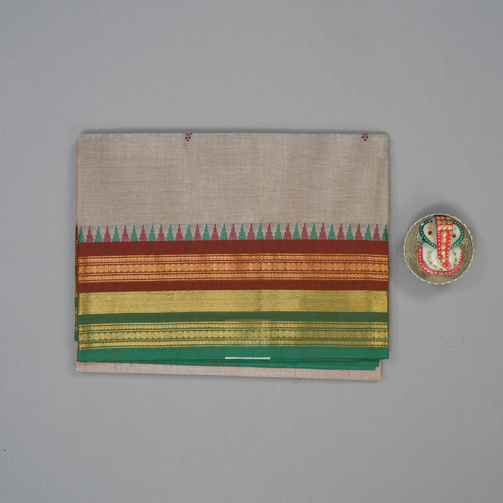 Hayagrivas Cream Handloom Chettinad Cotton Saree KBE2156A5-29