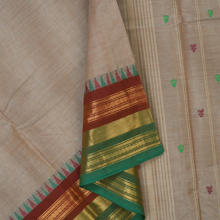 Hayagrivas Cream Handloom Chettinad Cotton Saree KBE2156A5-29